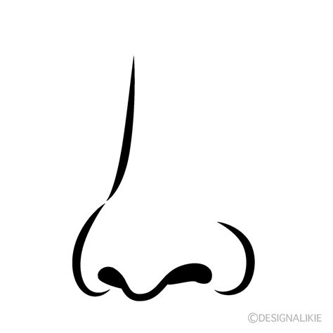 nose clipart|nose clip art black and white.